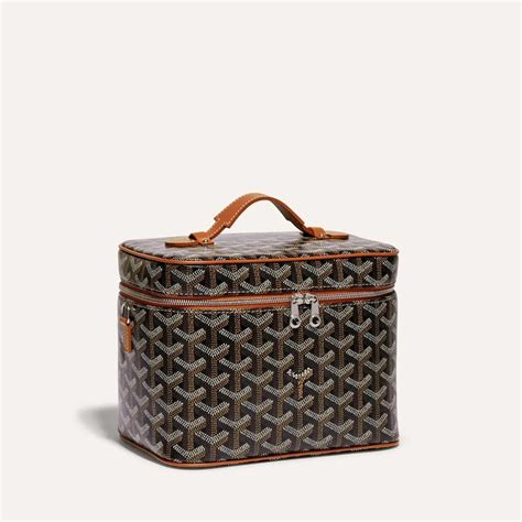 Goyard Muse Vanity Case Black/Tan .